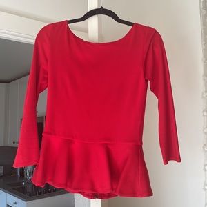 Alice and Olivia peplum top